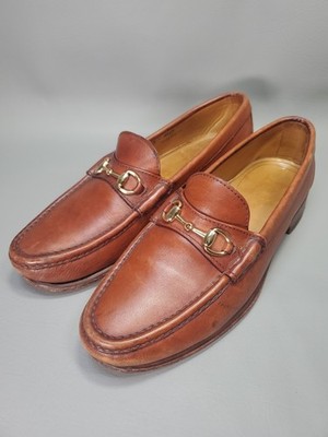 Alden H465 Cognac Calfskin Horse Bit Loafer
