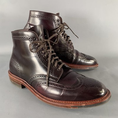 Alden D6844C Color 8 Shell Cordovan Wing Tip Boot