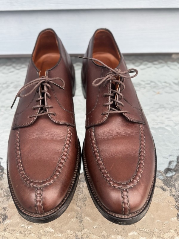 Alden オールデン 925 Norwegian Blucher （7E） Alden 925 Dark Brown Calfskin Norwegian Front Blucher | Alden