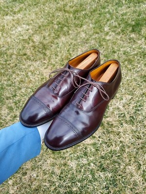 Alden 15150 Color 8 Shell Cordovan Perforated Straight Tip Bal
