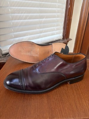 Alden 15150 Color 8 Shell Cordovan Perforated Straight Tip Bal