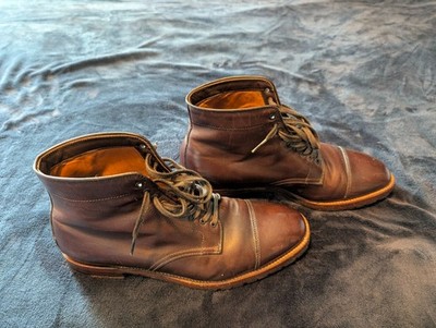 Alden 3912 Dark Brown Calfskin Cap Toe Boot