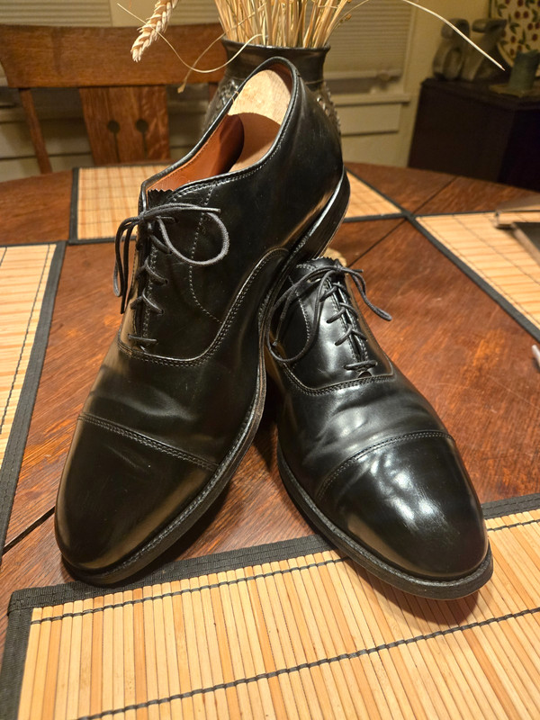 Alden 9071 Black Shell Cordovan Straight Tip Bal | Alden Model Project