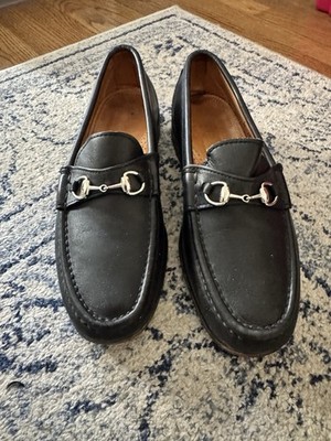 Alden H467 Black Calfskin Horse Bit Loafer