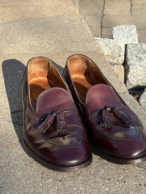 Alden 5109 Burgundy Calfskin Tassel Loafer