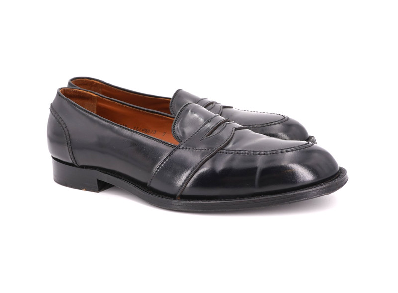 Ainochan Alden 34364 Black Shell Cordovan Full Strap Loafer | Alden Model