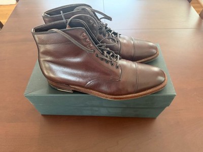 Alden 3912 Dark Brown Calfskin Cap Toe Boot