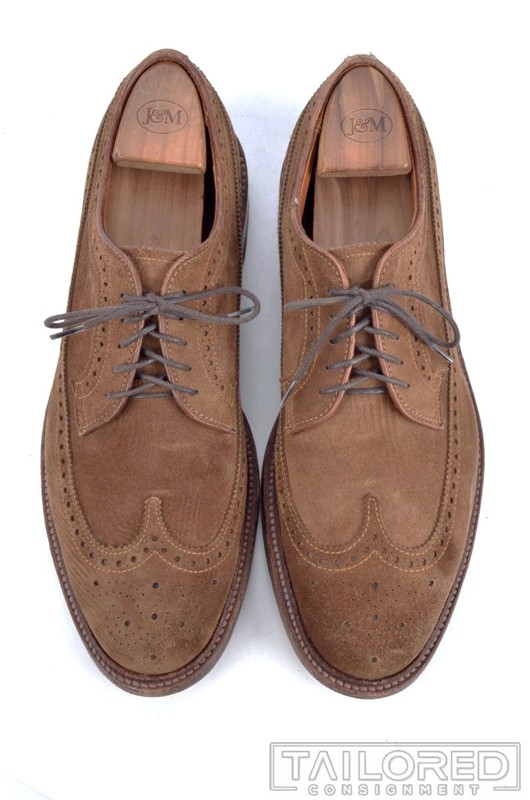 Alden 9794 Snuff Suede Long Wing Blucher | Alden Model Project