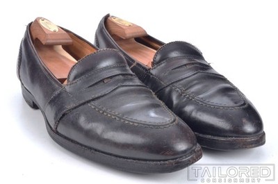 Alden 0684 Color 8 Shell Cordovan Full Strap Loafer