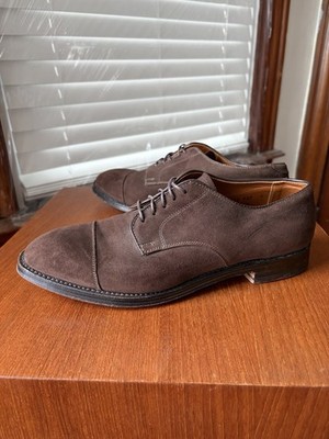 Alden 00064 Brown Suede Straight Tip Blucher