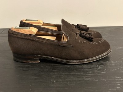 Alden 666 Mocha Kid Suede Tassel Loafer