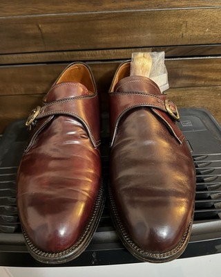 Alden 1654 Color 8 Shell Cordovan Monk Strap