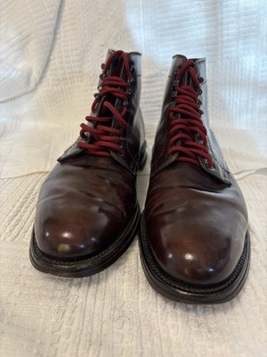 Alden 45171H Dark Brown Calfskin Plain Toe Boot