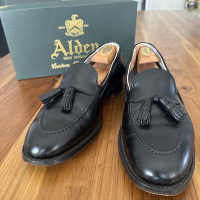 Alden 3695F Black Calfskin Tassel Loafer