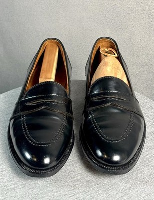 Alden 06606 Black Shell Cordovan Full Strap Loafer