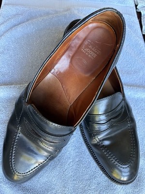 Alden 06606 Black Shell Cordovan Full Strap Loafer