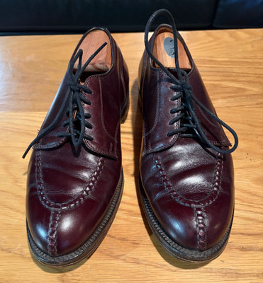 Alden 964 Burgundy Calfskin Norwegian Front Blucher