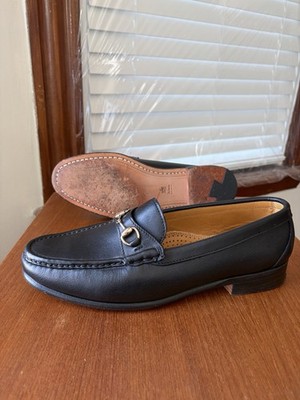 Alden H467 Black Calfskin Horse Bit Loafer