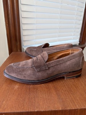 Alden 9697F Dark Brown Suede LHS / Penny Loafer