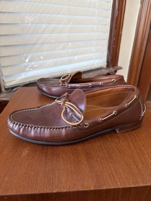 Alden H430 Brown Aniline Camp Mocc Loafer