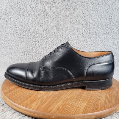Alden 0971 Black Calfskin Straight Tip Blucher