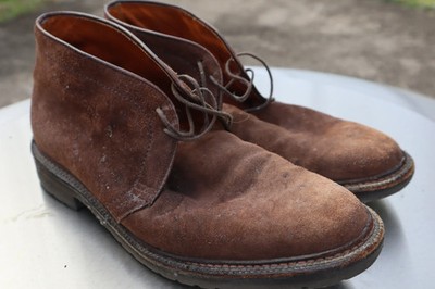 Alden 1273S Dark Brown Suede Chukka