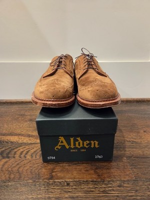Alden 9794 Snuff Suede Long Wing Blucher