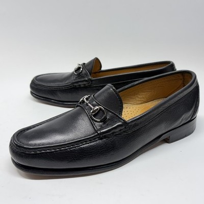 Alden H467 Black Calfskin Horse Bit Loafer