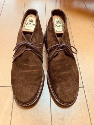 Alden 1492 Dark Brown Suede Chukka