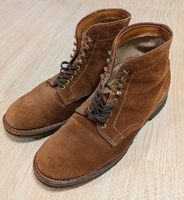 Alden 46054H Snuff Suede Plain Toe Boot