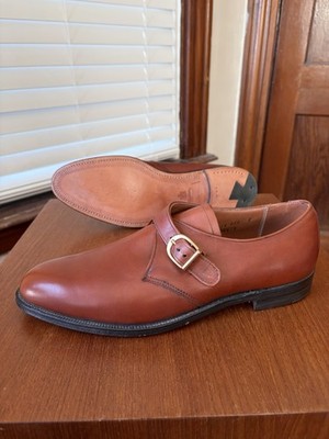 Alden 6610 Tan Calfskin Monk Strap