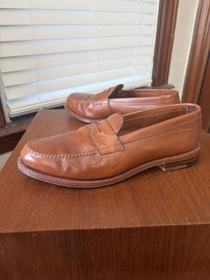Alden 983 Burnished Tan Calfskin LHS / Penny Loafer