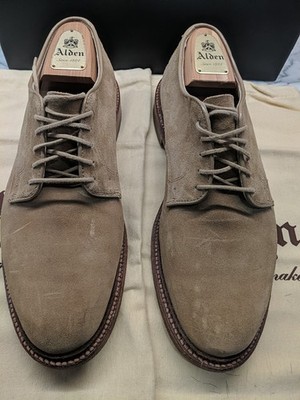 Alden 29332F Tan Suede Plain Toe Dover