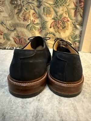 Alden 29331F Navy Suede Plain Toe Dover