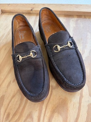 Alden H4685 Brown Suede Horse Bit Loafer