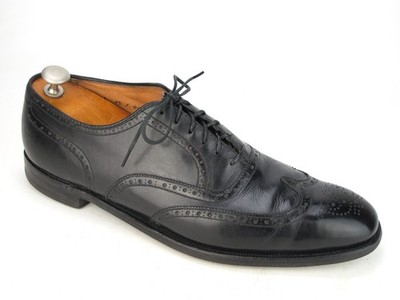 Alden 1999 Black Calfskin Wing Tip Bal