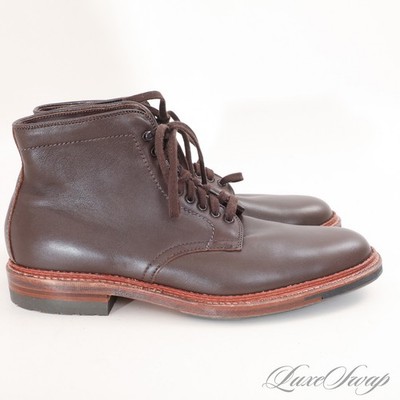Alden 4512HC Brown Rusticalf Plain Toe Boot | Alden Model Project