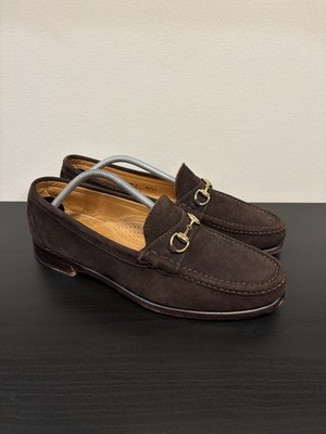 Alden H4685 Brown Suede Horse Bit Loafer