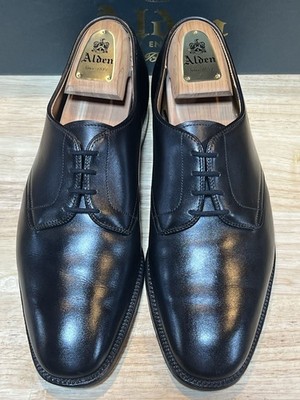 Alden 2816 Burnished Dark Tan Calfskin Nassau Plain Toe Blucher