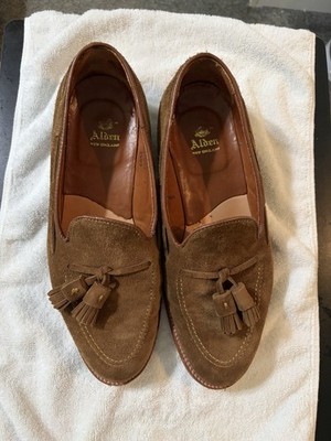 Alden 3403 Snuff Kid Suede Tassel Loafer