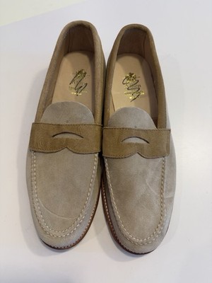 Alden D0216 Milkshake and Tan Suede LHS / Penny Loafer | Alden