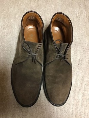 Alden 1273S Dark Brown Suede Chukka