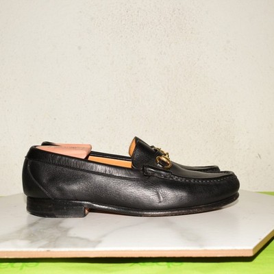 Alden H467 Black Calfskin Horse Bit Loafer