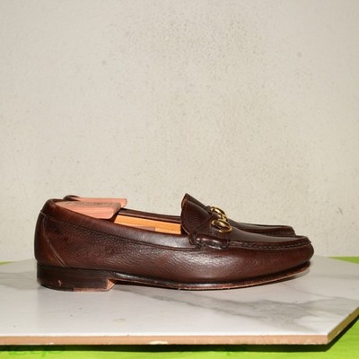 Alden H466 Dark Brown Calfskin Horse Bit Loafer