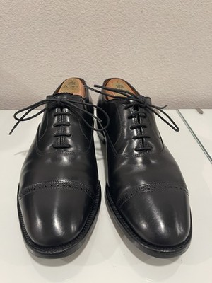 Alden 15149 Black Shell Cordovan Perforated Straight Tip Bal