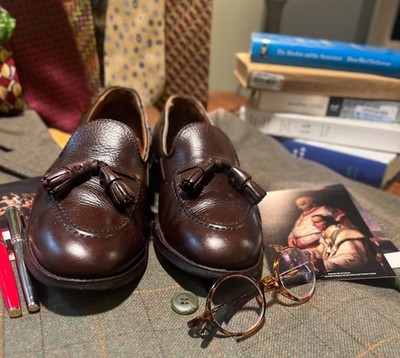 Alden 3694F Dark Brown Calfskin Tassel Loafer