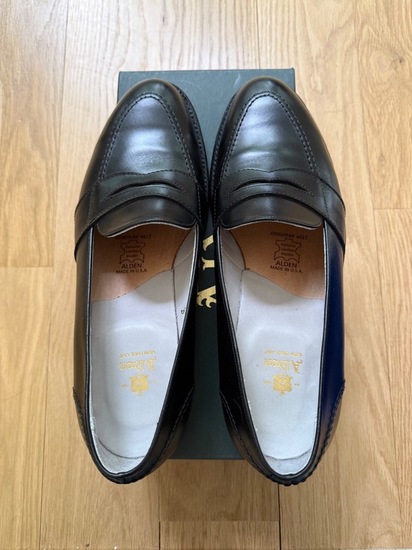 Alden 681 Black Calfskin Full Strap Loafer | Alden Model Project