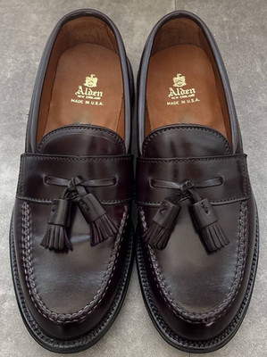 Alden 99170 Color 8 Shell Cordovan Tassel Loafer