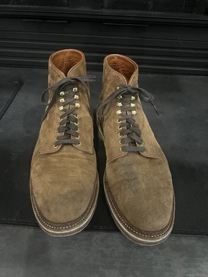 Alden 4511H Snuff Suede Plain Toe Boot