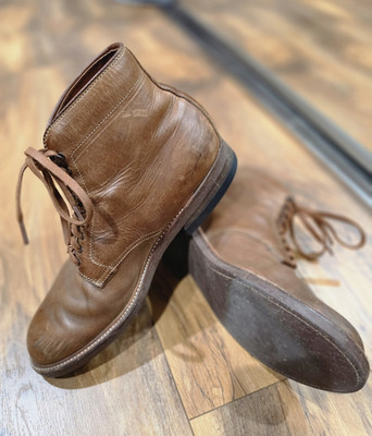 Alden 86049H Natural Chromexcel Plain Toe Boot